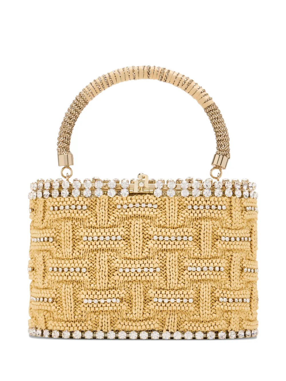 Rosantica mini Holli beaded-embellished satchel - Toni neutri