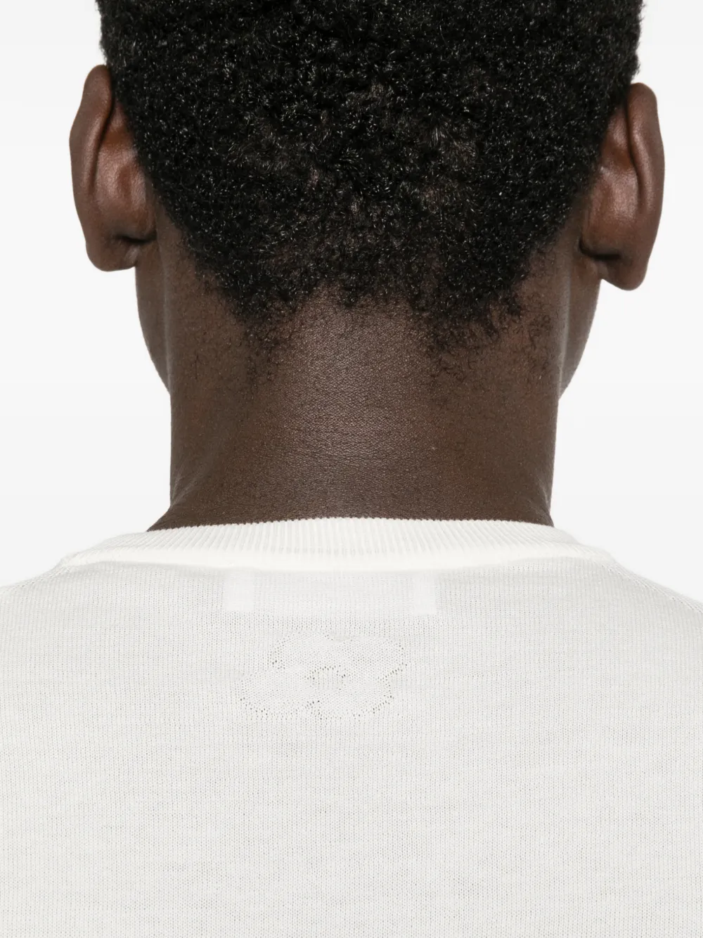 Lardini T-shirt met ronde hals Beige