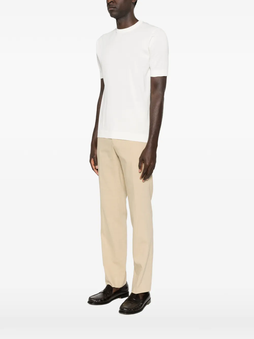  Lardini Crew-neck T-shirt - Neutrals 