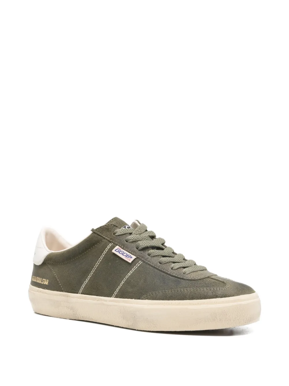 Golden Goose Soul Star contrasting-trim sneakers Groen