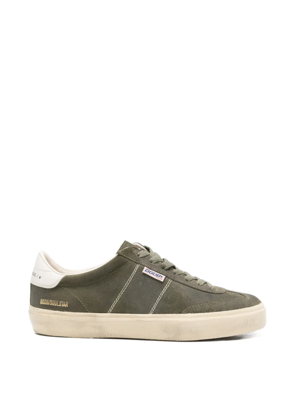 Golden Goose Soul Star contrasting-trim sneakers Groen