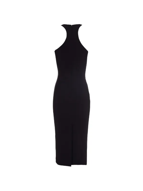 halter neck bodycon midi dress Ivory Halter Buckle Midi SMALL main image 1