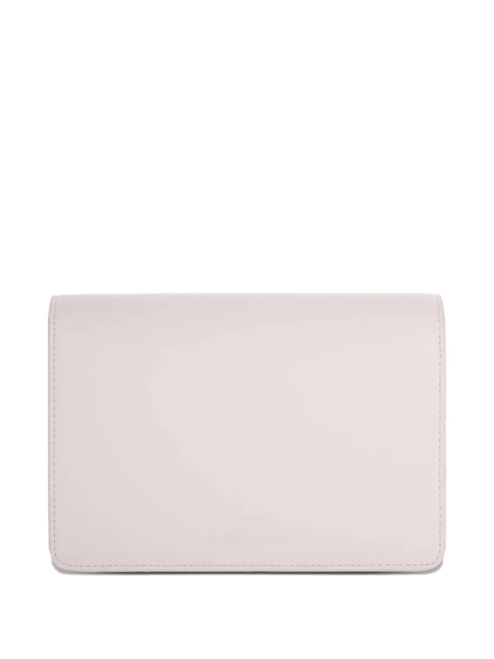 Elisabetta Franchi logo-appliqu&eacute; shoulder bag - Beige