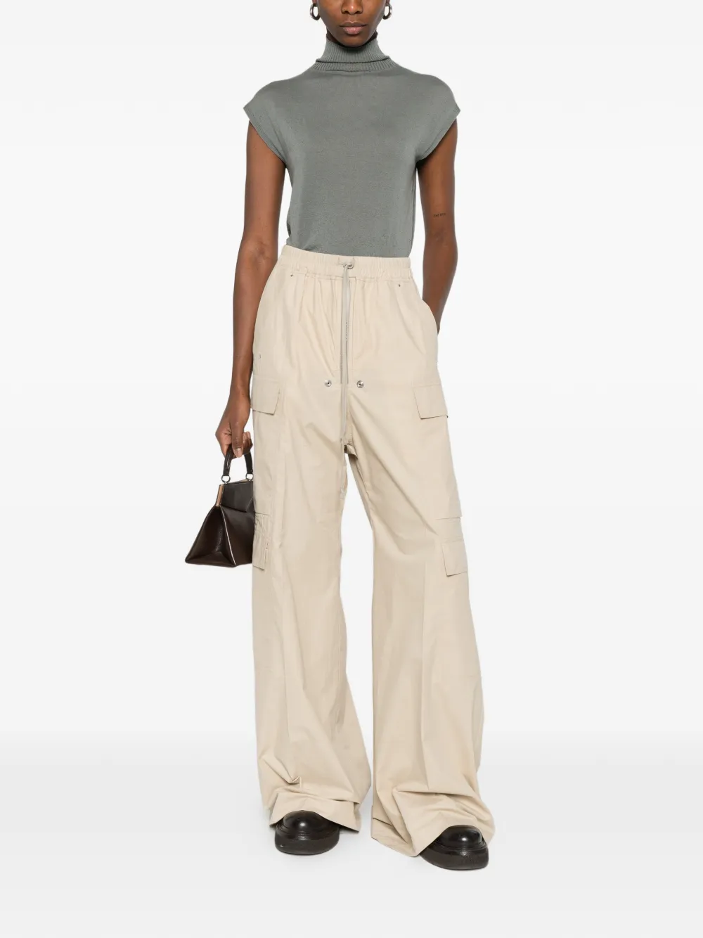 Rick Owens Top met col Grijs