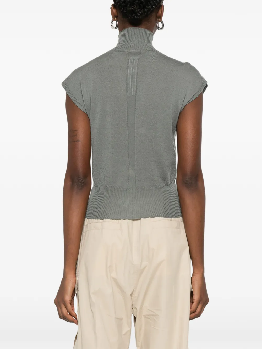Rick Owens Top met col Grijs