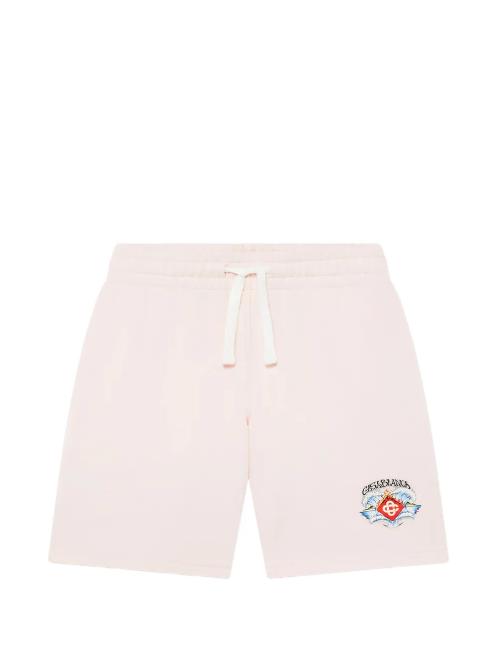 CASABLANCA KIDS Waves graphic-print shorts - Rosa