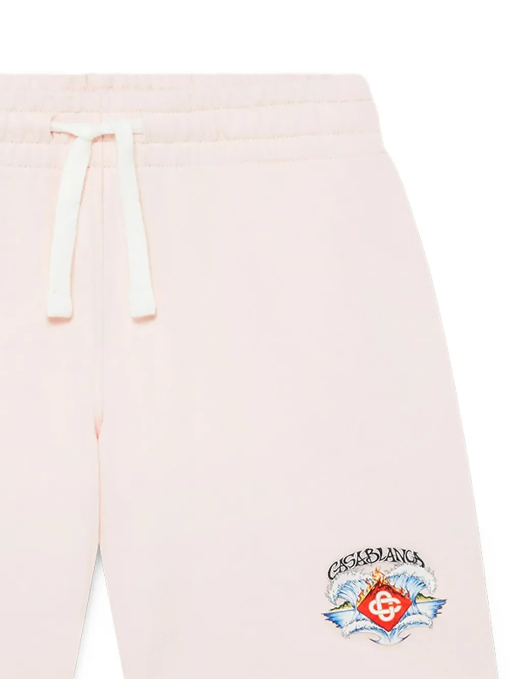  Casablanca Kids Waves Graphic-print Shorts - Pink 