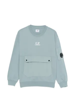 C.P. Company Kids レンズディテール スウェットシャツ | ブルー