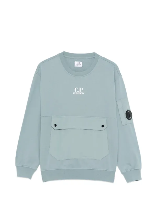 C.P. Company Kids ロゴ スウェットシャツ | ブルー | FARFETCH JP