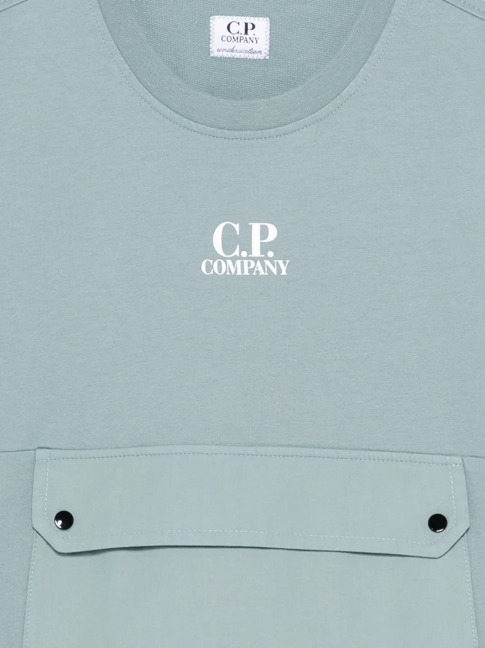 C.P. Company Kids Sweater met logoprint Blauw