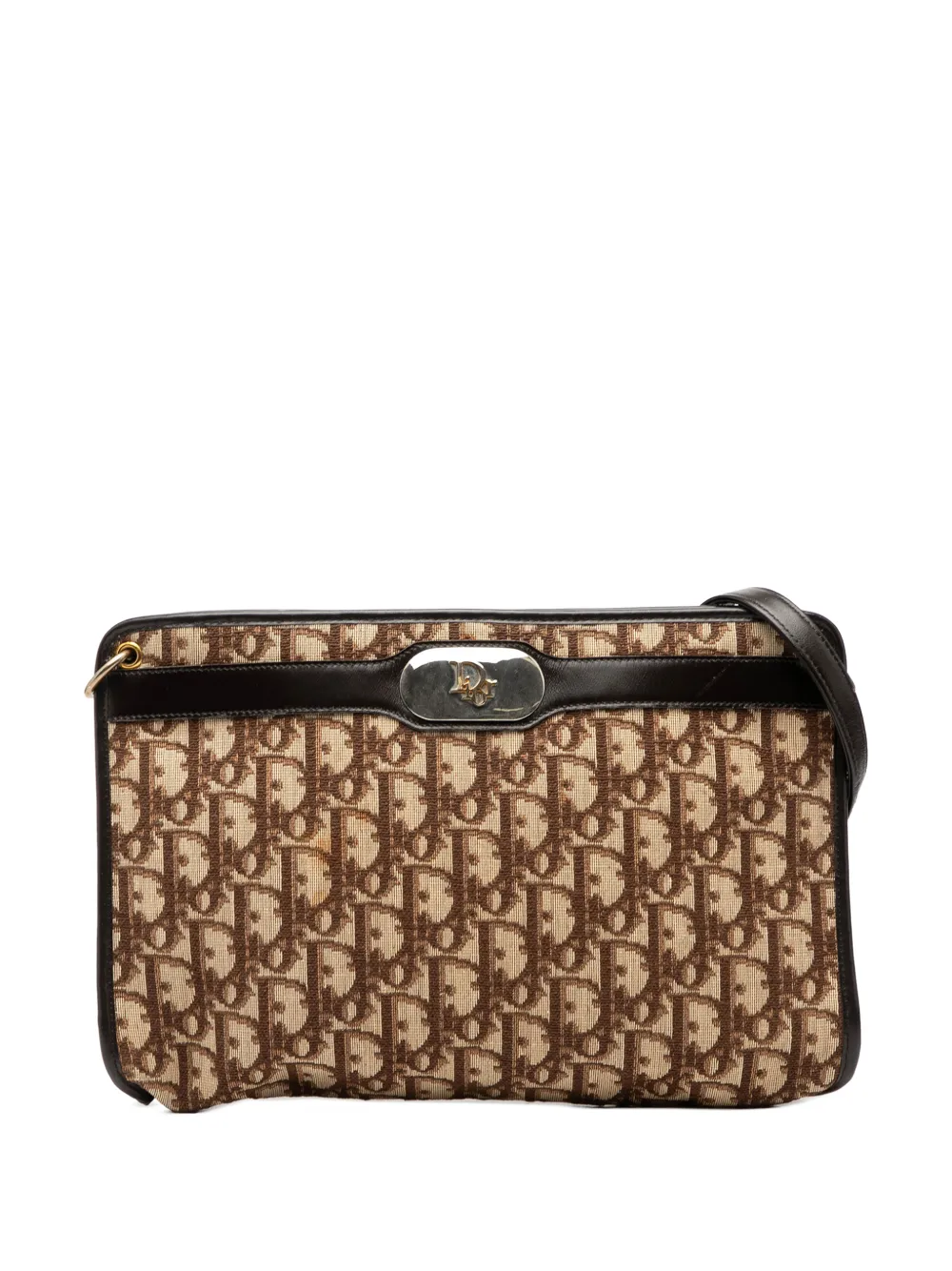 Christian Dior Pre-Owned 2000-2010 Oblique Canvas shoulder bag - Brown