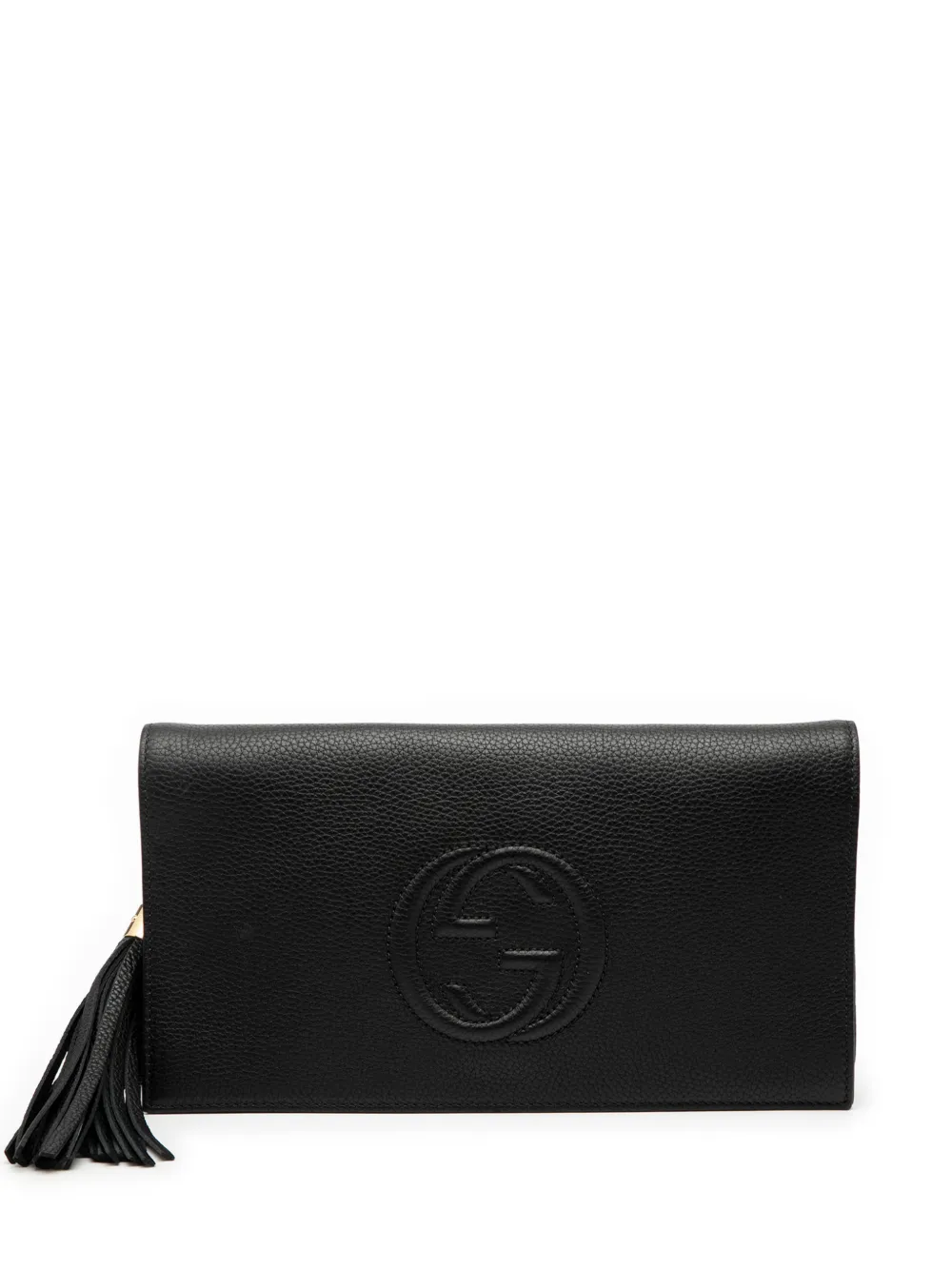 Gucci Pre-Owned 2000-2015 Leather Soho Disco clutch bag - Nero
