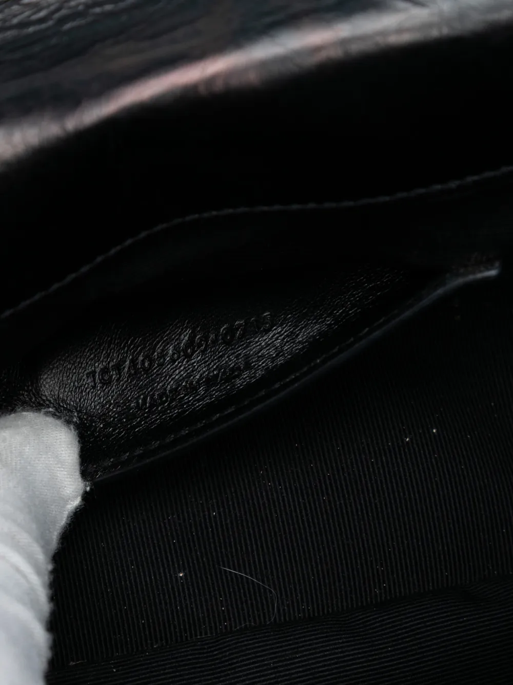 2015 Medium Crinkled Calfskin Punk Chain Bag Shoulder Bag