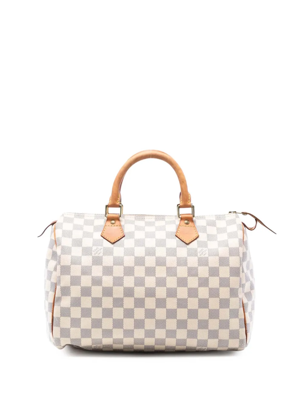 Louis Vuitton Pre-Owned 2011 Damier Azur Speedy 30 boston bag - Bianco