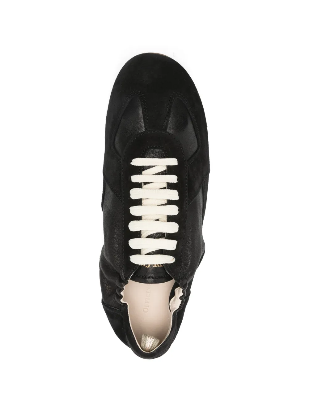 Officine Creative panelled sneakers Zwart