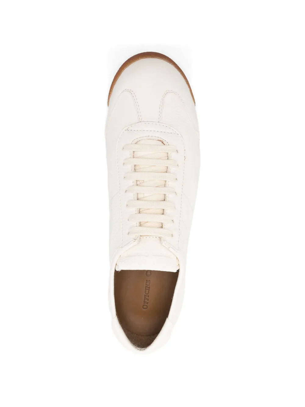 Officine Creative round toe sneakers Beige