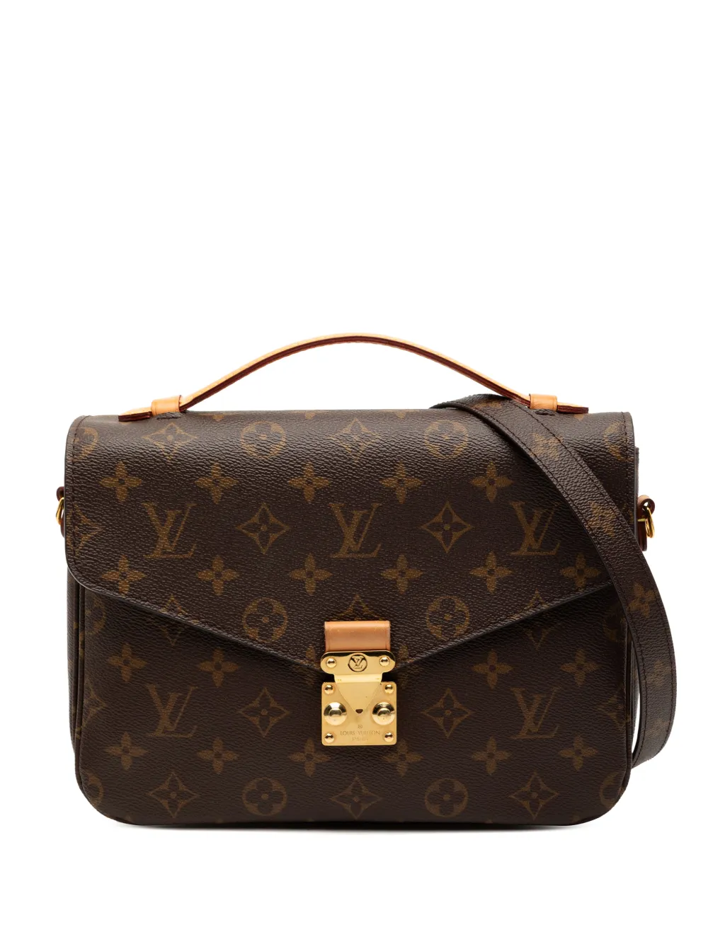 Louis Vuitton Pre-Owned 2019 Monogram Pochette Metis satchel - Marrone