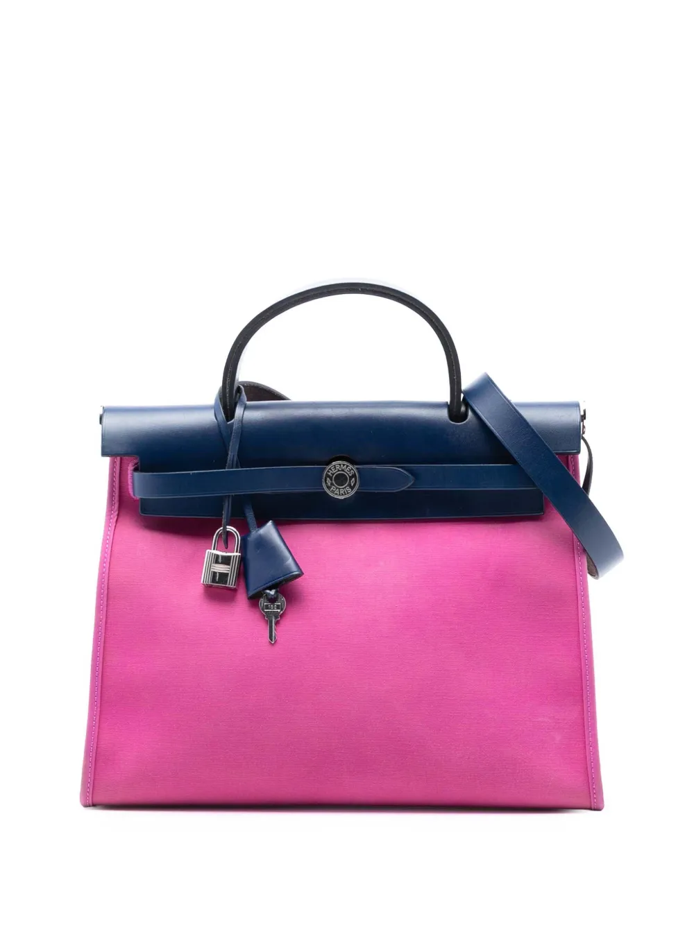 Hermès Pre-Owned 2018 Toile Herbag Zip 31 satchel - Rosa