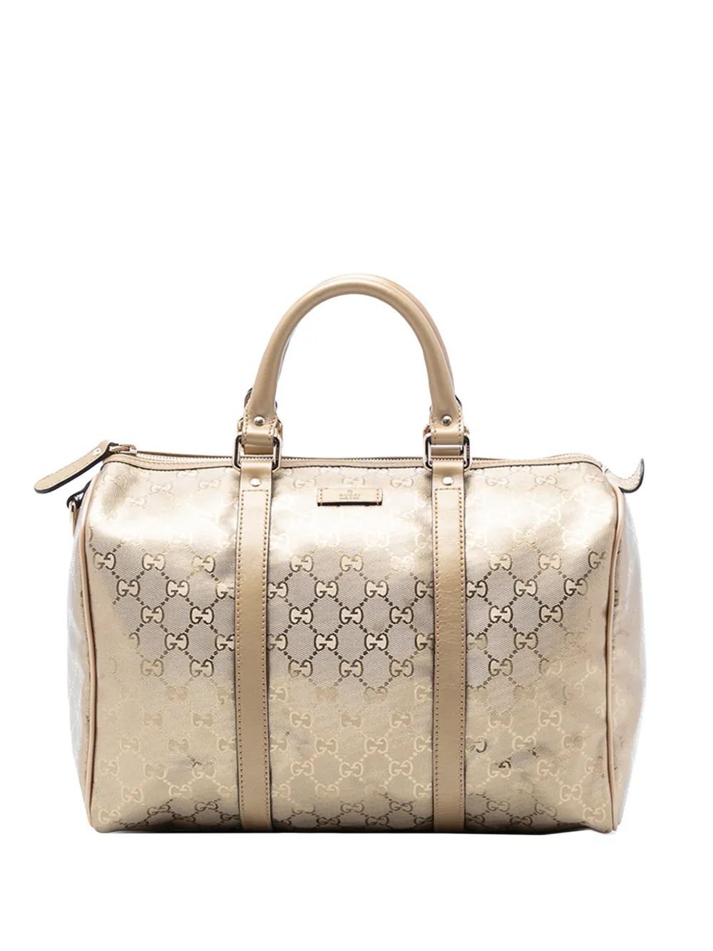 Gucci Pre-Owned 2016-2025 Medium GG Imprime Joy boston bag - Gold