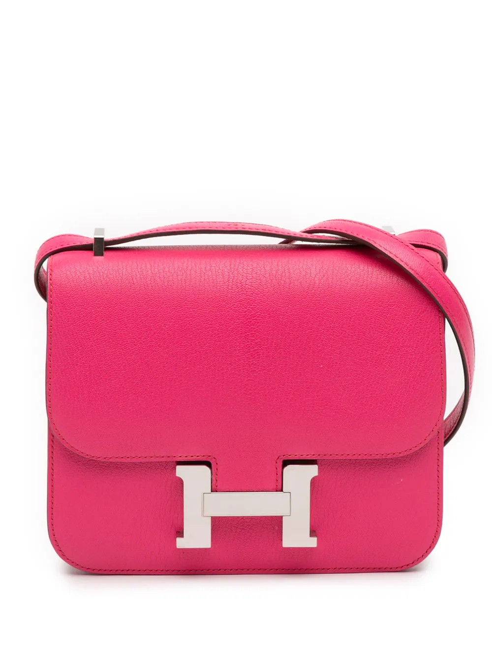 Hermès Pre-Owned 2022 Mini Chevre Mysore Constance 18 crossbody bag - Rosa