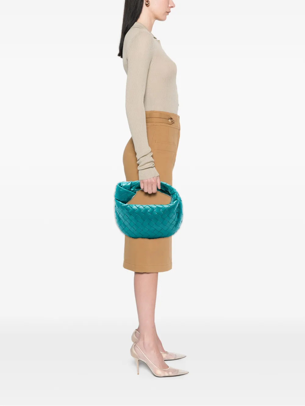 2012-2025 Mini Nappa Intrecciato Jodie hobo bag