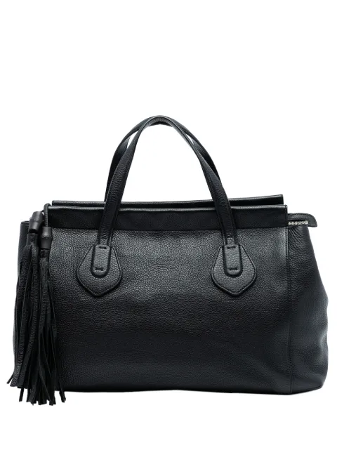 Gucci Pre-Owned 2016-2025 Leather Lady Tassel Top Handle Bag handbag