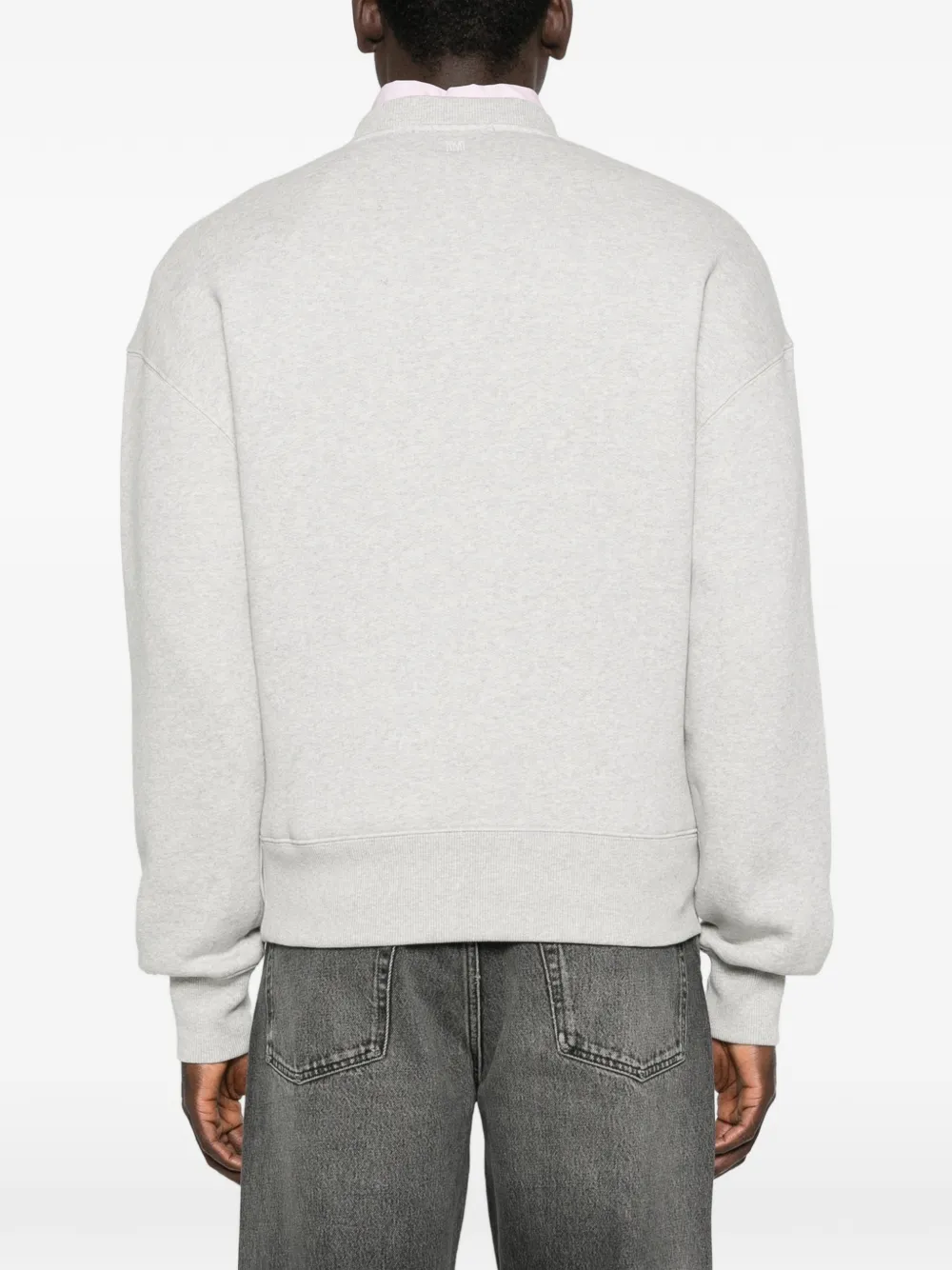AMI Paris Sweater met ronde hals Grijs