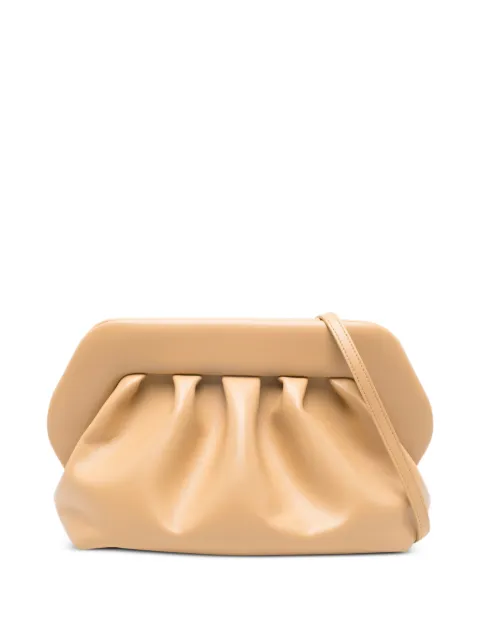 Themoirè Medium Bios Vegan gathered clutch bag