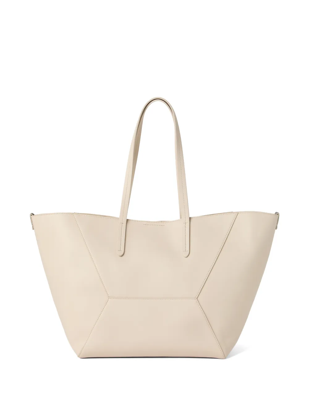 Brunello Cucinelli BC Duo leren shopper Beige