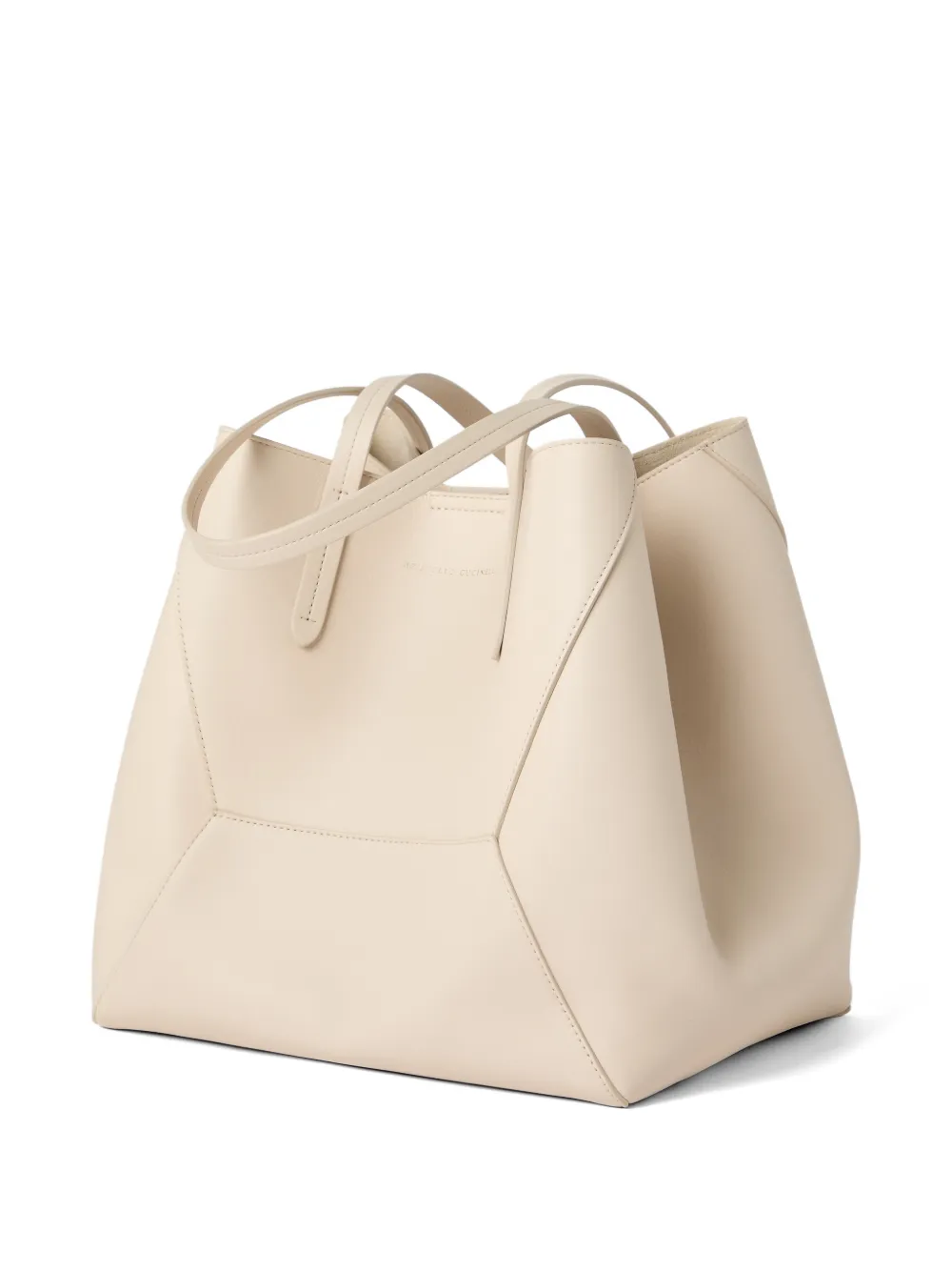 Brunello Cucinelli BC Duo leren shopper Beige