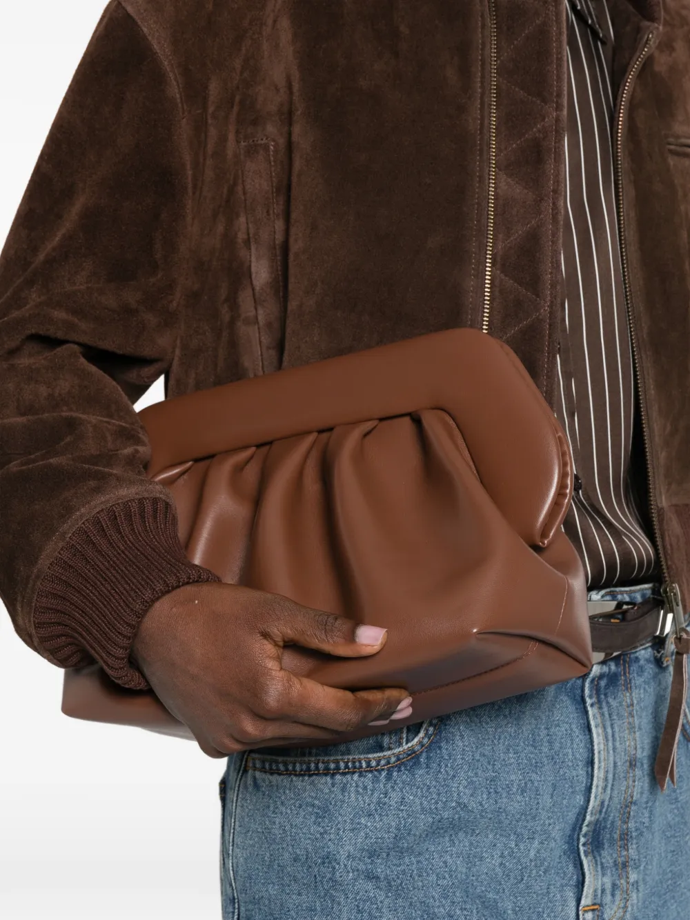 Bios Gathered Clutch Bag