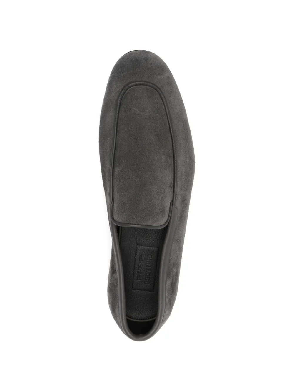 John Lobb flat leather shoes Grijs