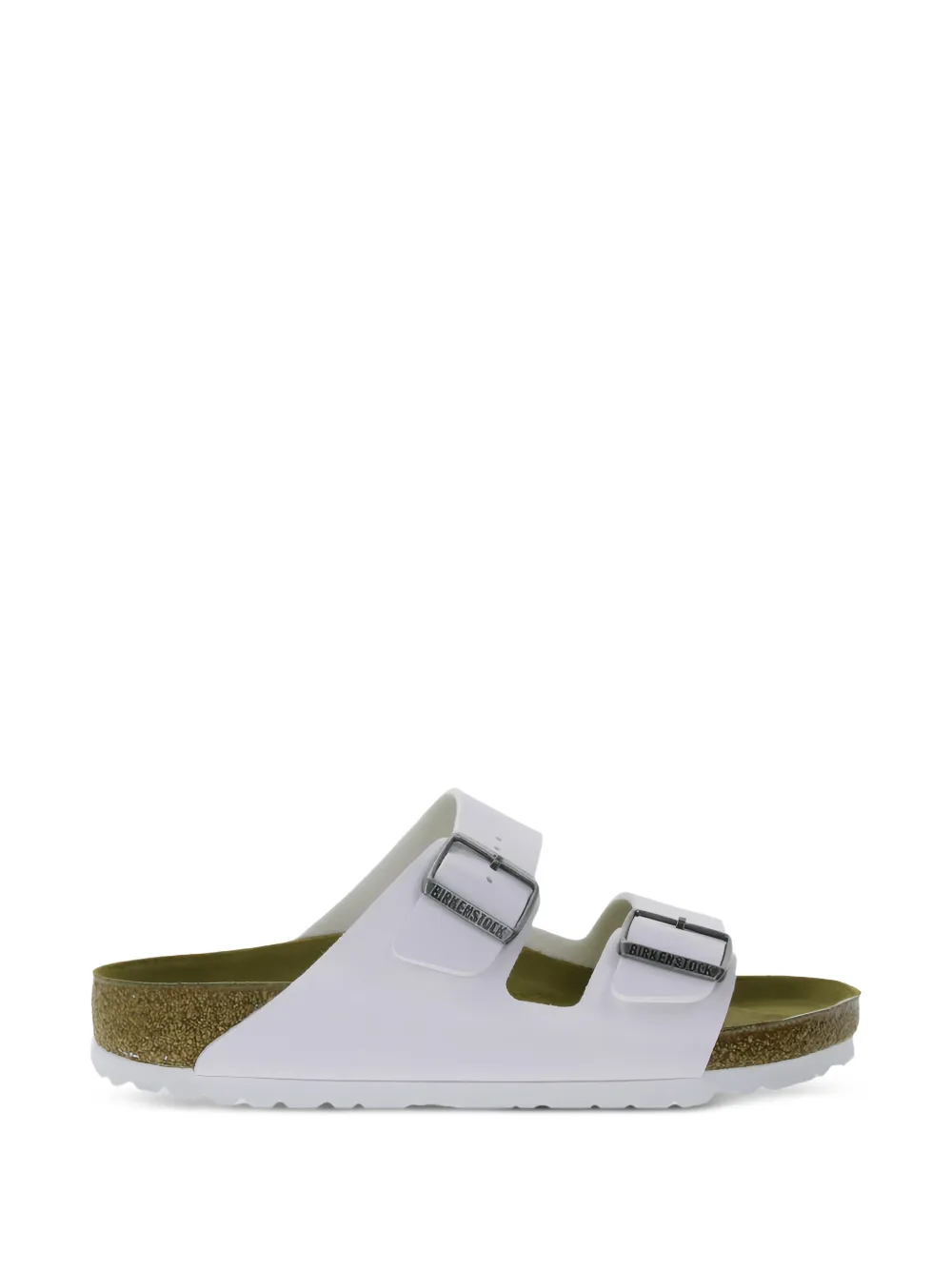 Birkenstock Arizona buckle-fastening leather sandals - Bianco