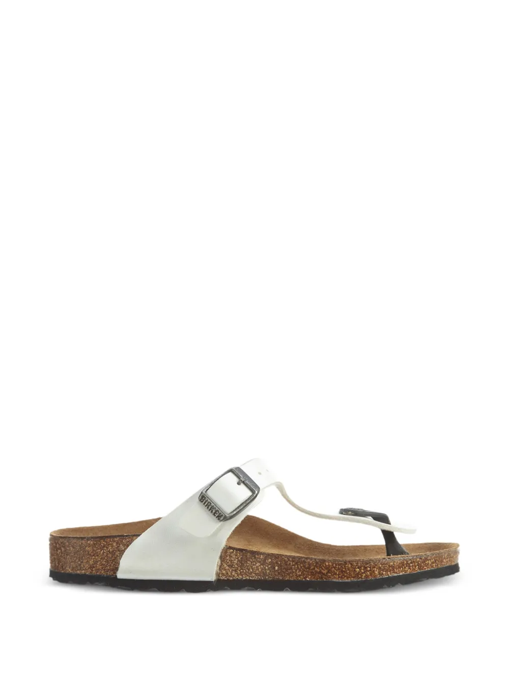 Birkenstock Kids Gizeh buckle-fastening sandals - Bianco
