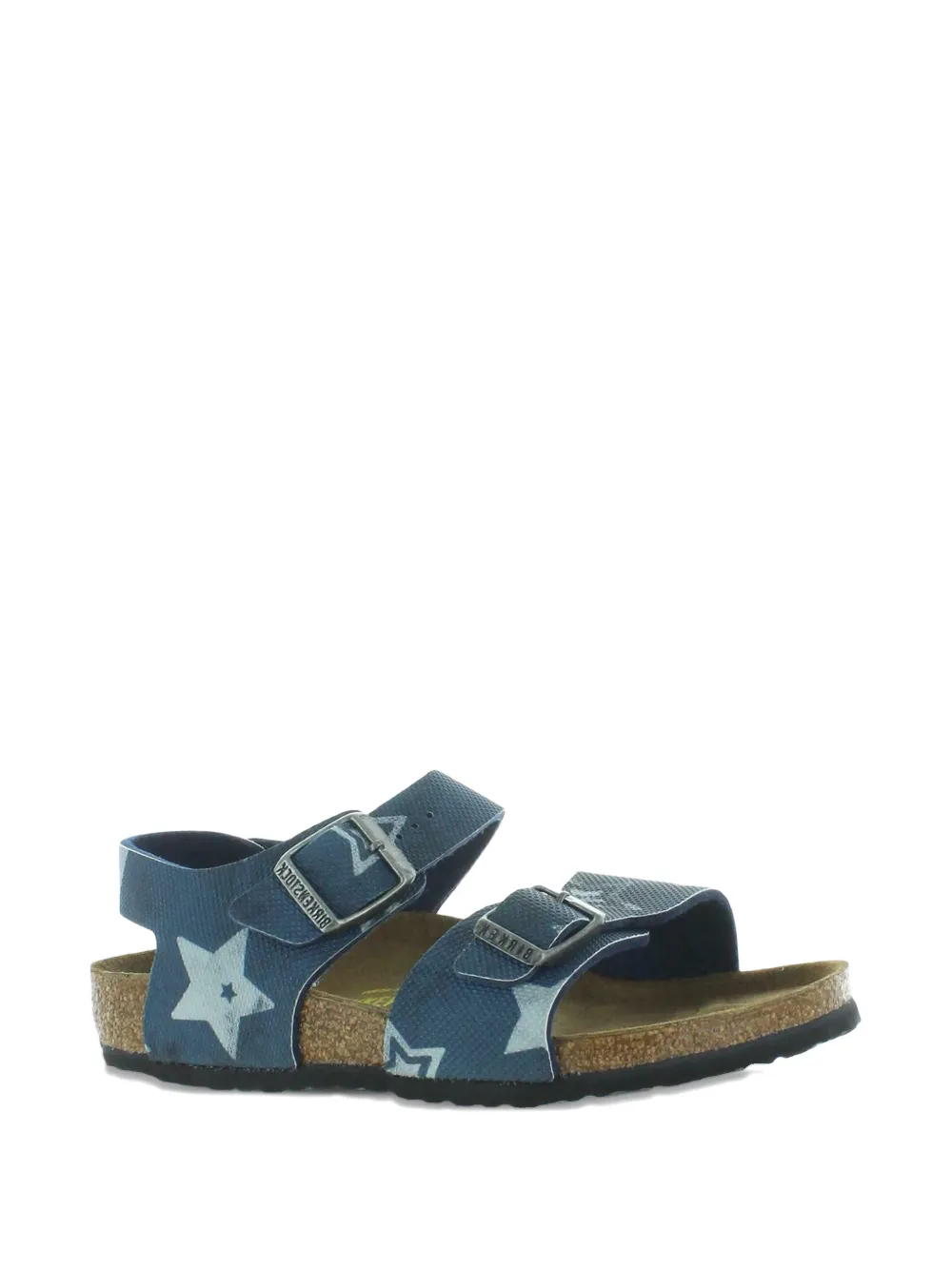 Birkenstock Kids New York star-print buckle-fastening sandals - Blu