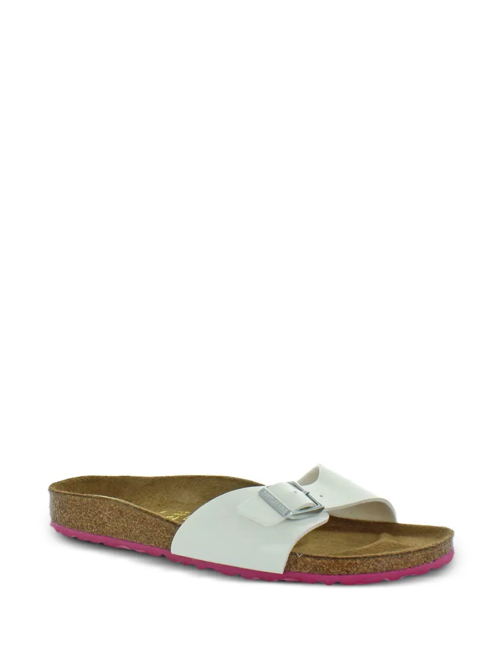 Birkenstock Sandali Madrid con fibbia - Bianco