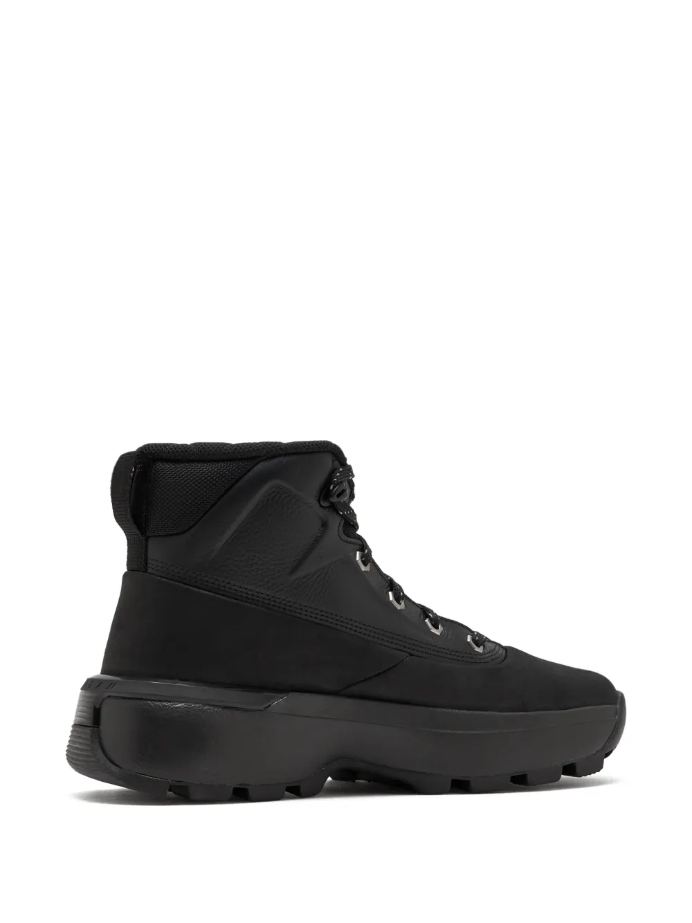 Jordan City logo lace-up boots Zwart