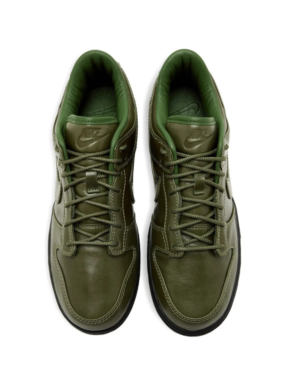 Nike Dunk Low logo-detail trainers Groen