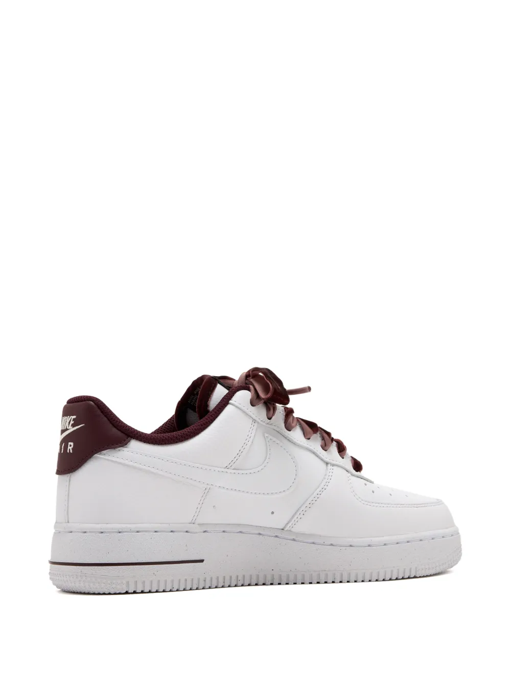 Nike Air Force 1 '07 vintage velvet-laces sneakers Wit