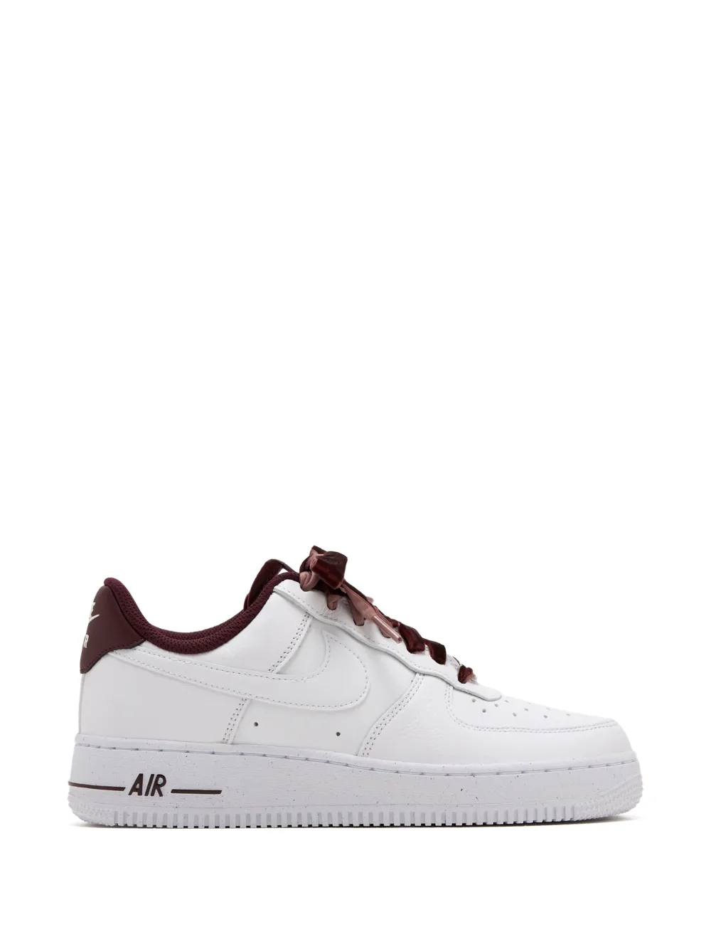 Nike Air Force 1 '07 vintage velvet-laces sneakers Wit