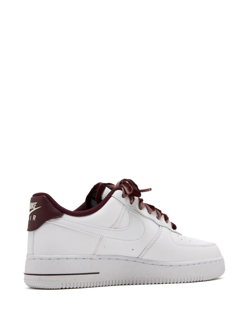 Nike Air Force 1 '07 sneakers met fluwelen veters Wit