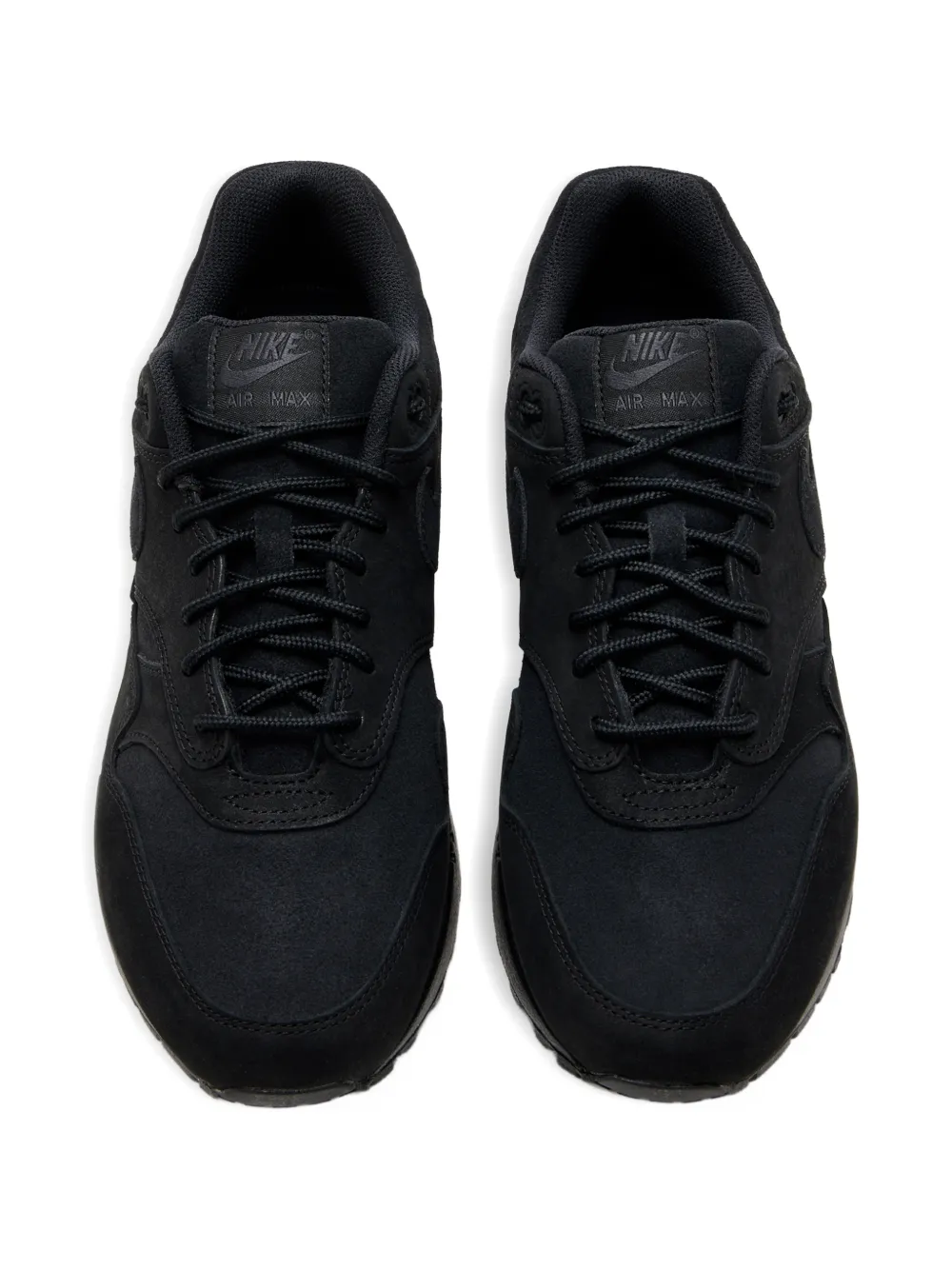 Nike panelled sneakers Zwart
