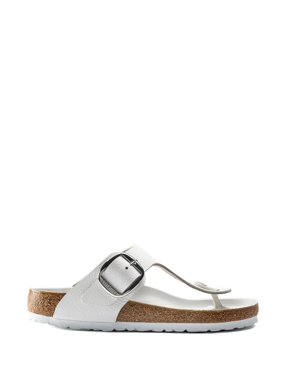 Birkenstock big buckle flip-flops - Bianco