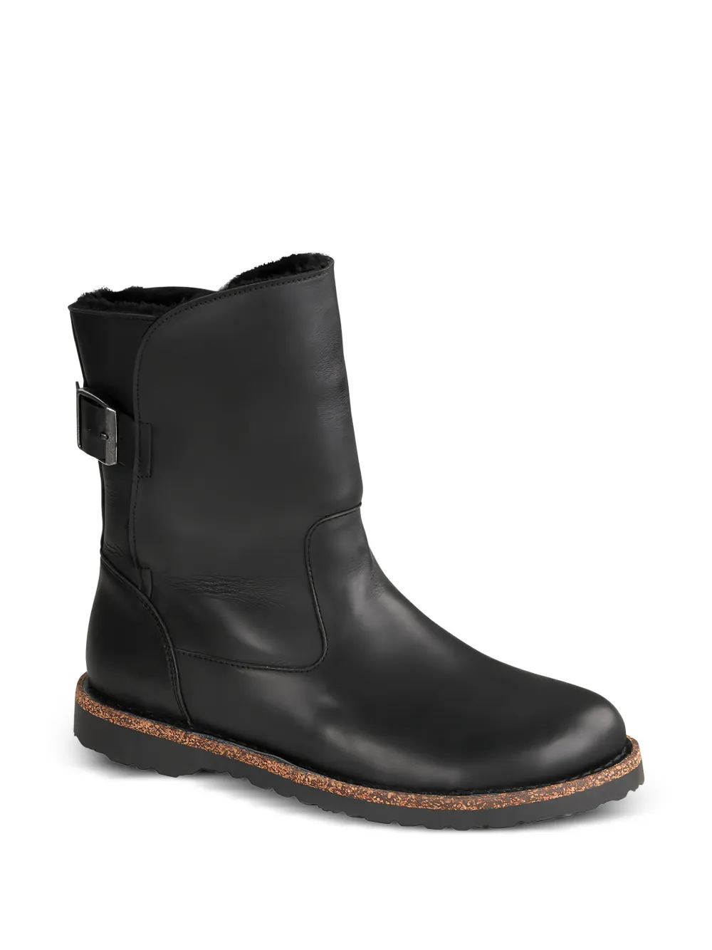 Birkenstock Leren Uppsala lammy laarzen Zwart