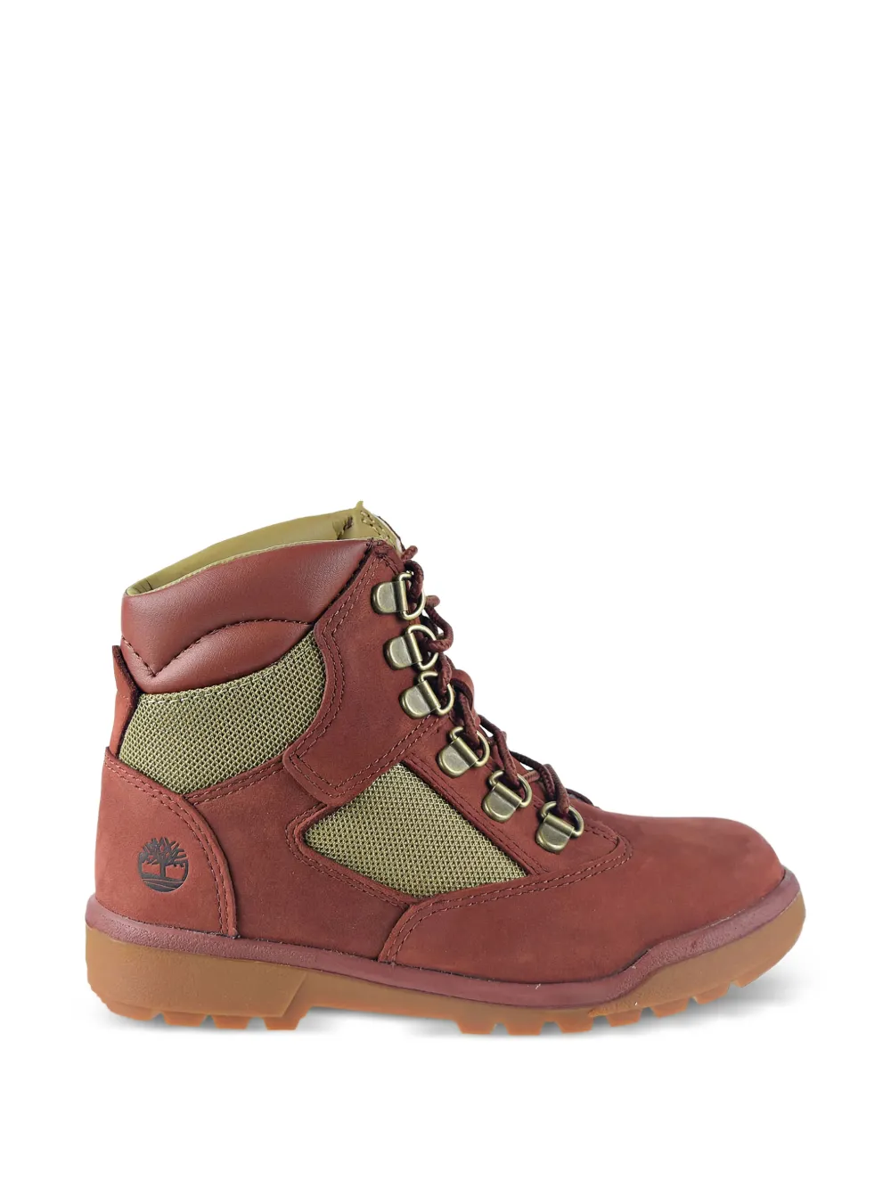 Timberland Kids 6 Inch Field laarzen Rood