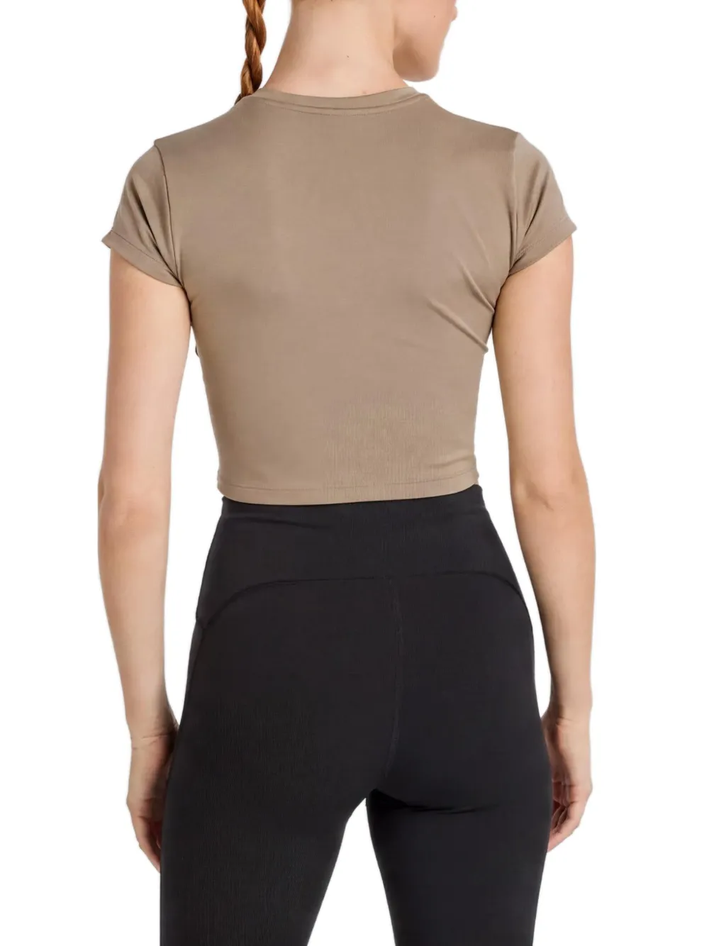 New Balance Harmony fitted T-shirt Beige