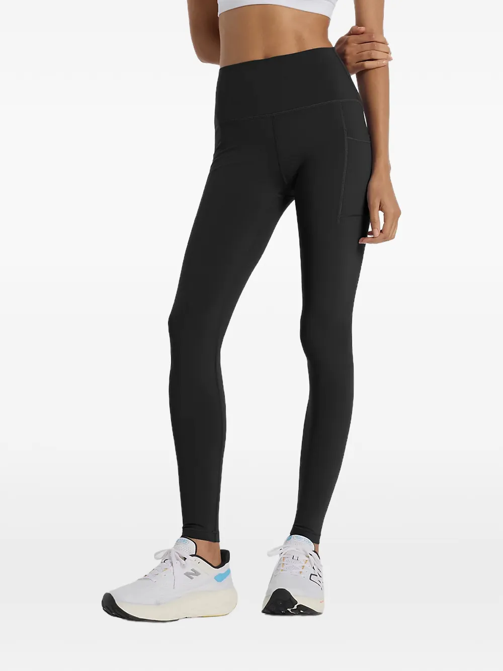 New Balance side-pocket high-rise leggings - Nero