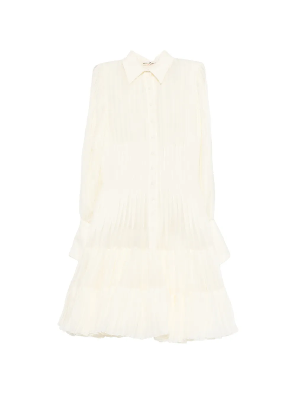 Ermanno Scervino pleated mini dress - Toni neutri