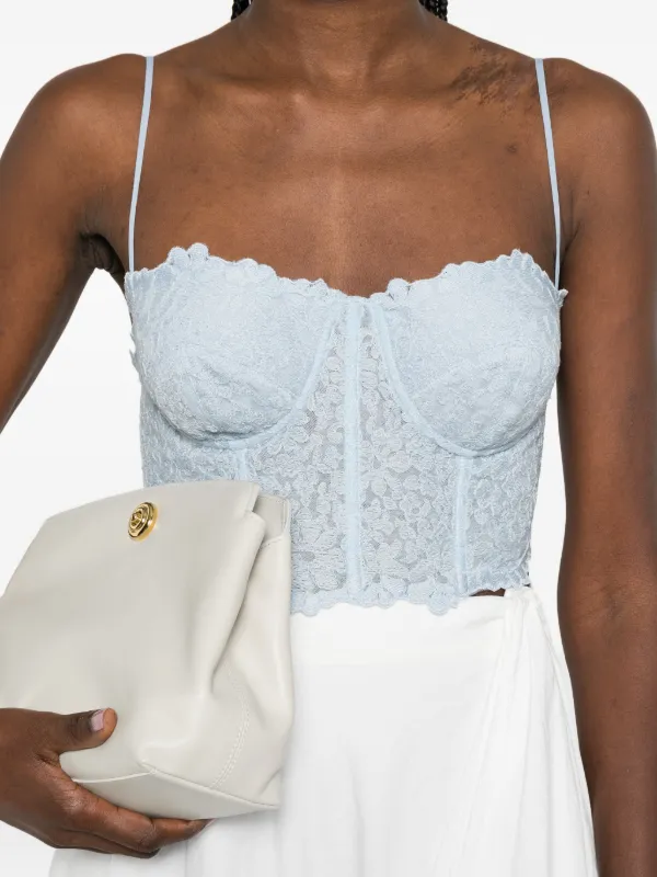 Ermanno Scervino レース キャミソール | ブルー | FARFETCH JP