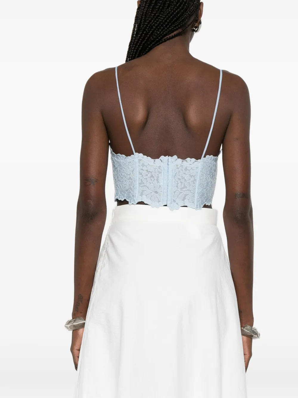 Ermanno Scervino レース キャミソール | ブルー | FARFETCH JP